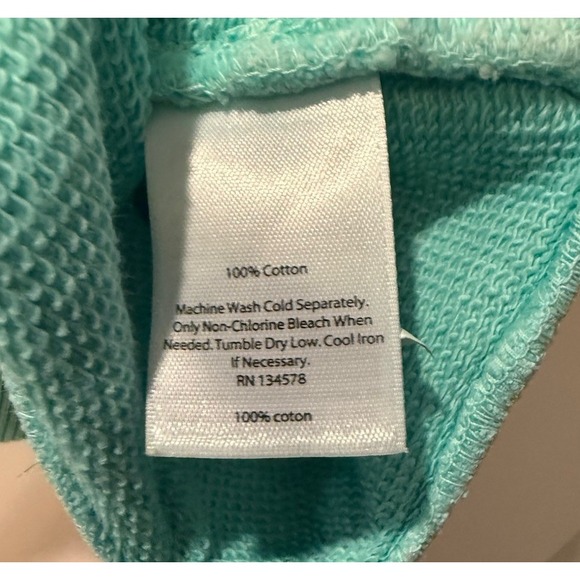 Vineyard Vines Shep Sweatshirt Sea Foam Green Women Size Large Pullover 1/4 Zip - Picture 6 of 8